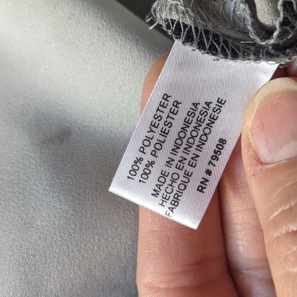 VIOLET + Claire Tunic Blouse Abstract Inkblot Tie dye pattern L - Picture 9 of 12